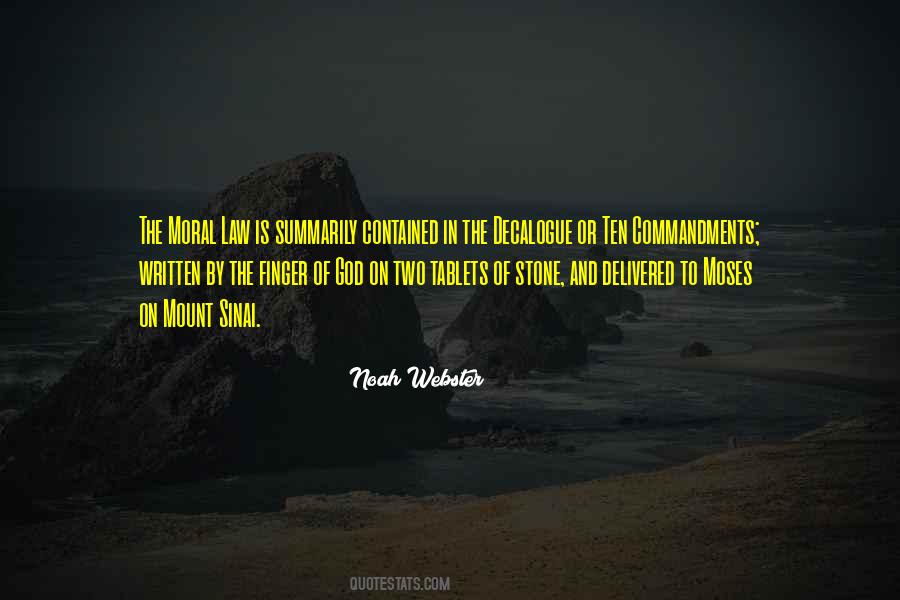Quotes About Ten Commandments #1196878