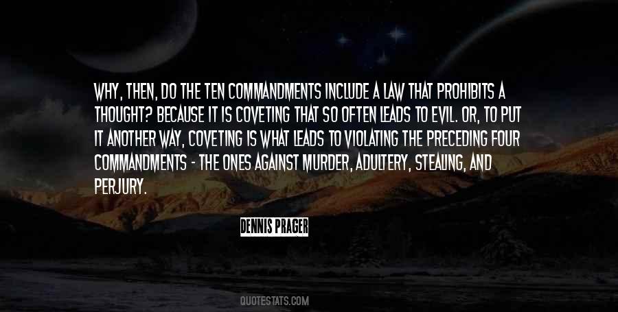 Quotes About Ten Commandments #231683