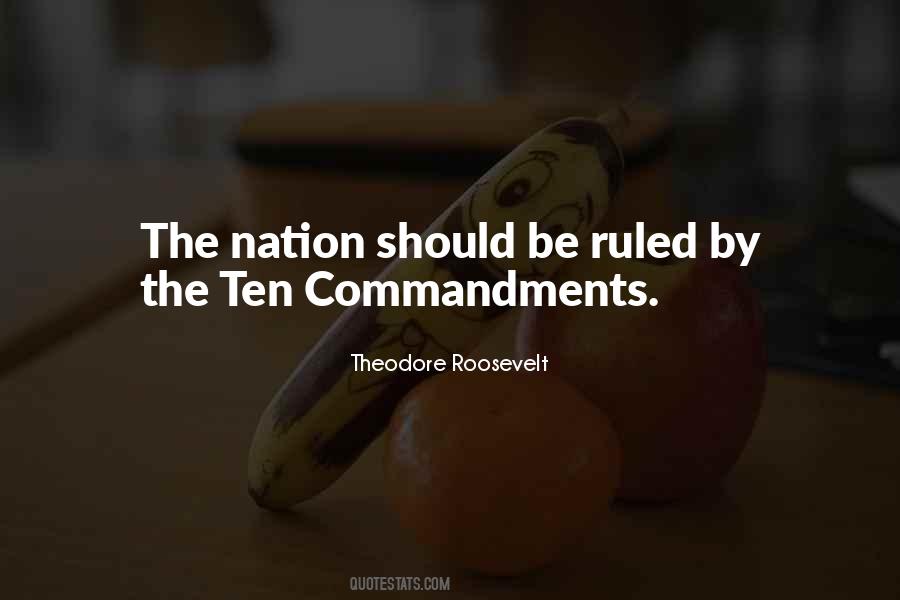 Quotes About Ten Commandments #445157