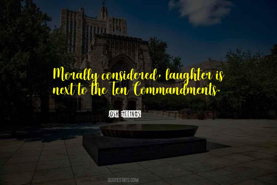 Quotes About Ten Commandments #496760