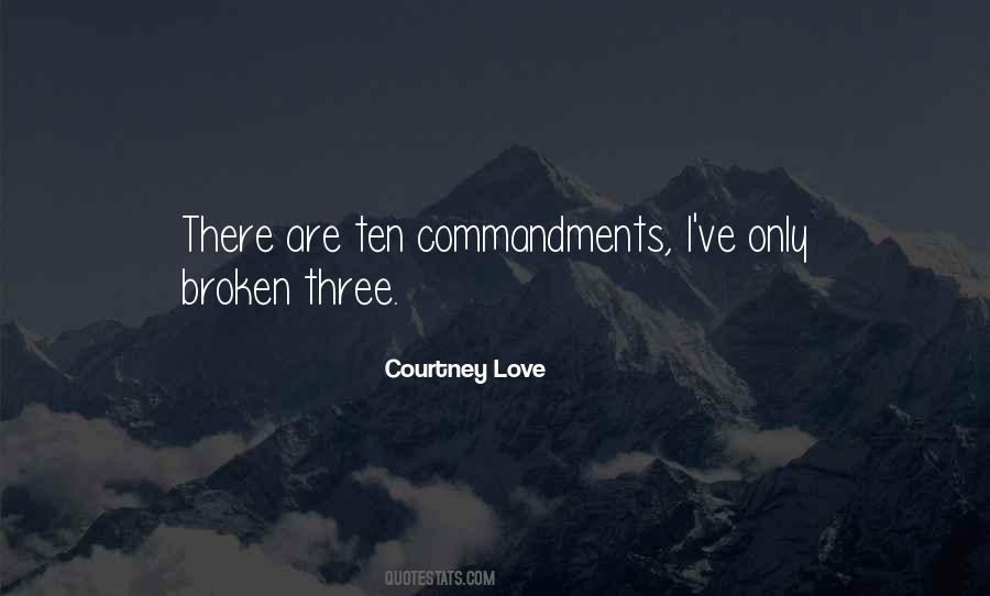 Quotes About Ten Commandments #604583