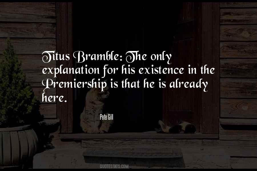 Quotes About Bramble #1866476