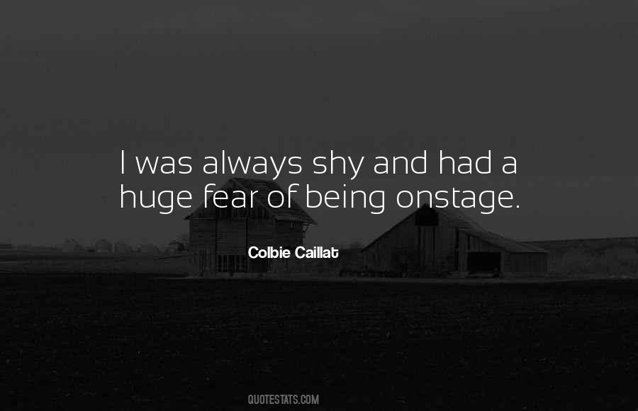 Quotes About Onstage #1112686