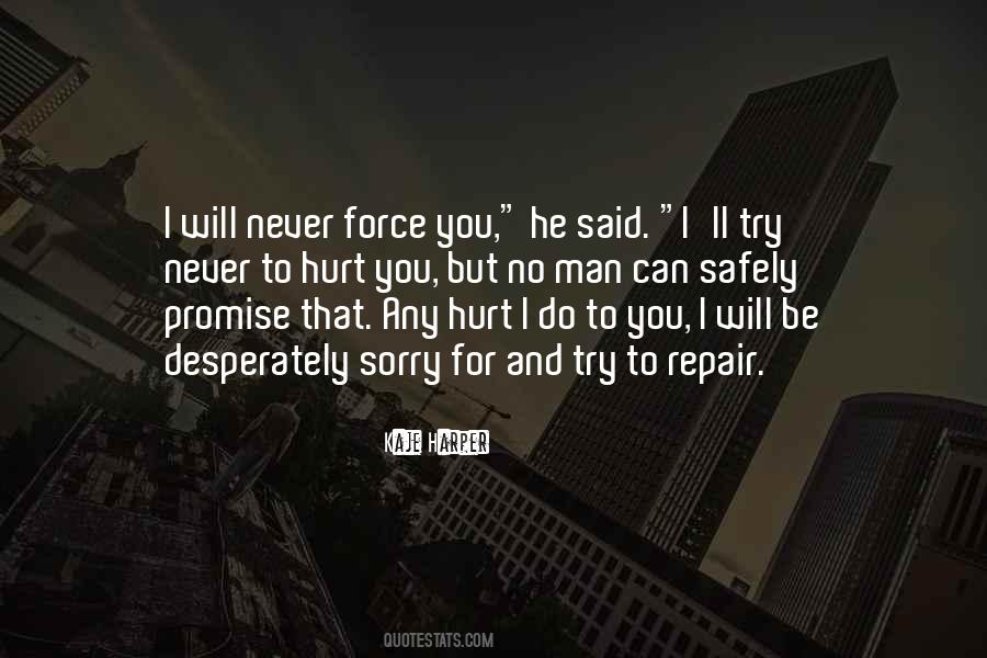 Quotes About I Will Never Hurt You #347538