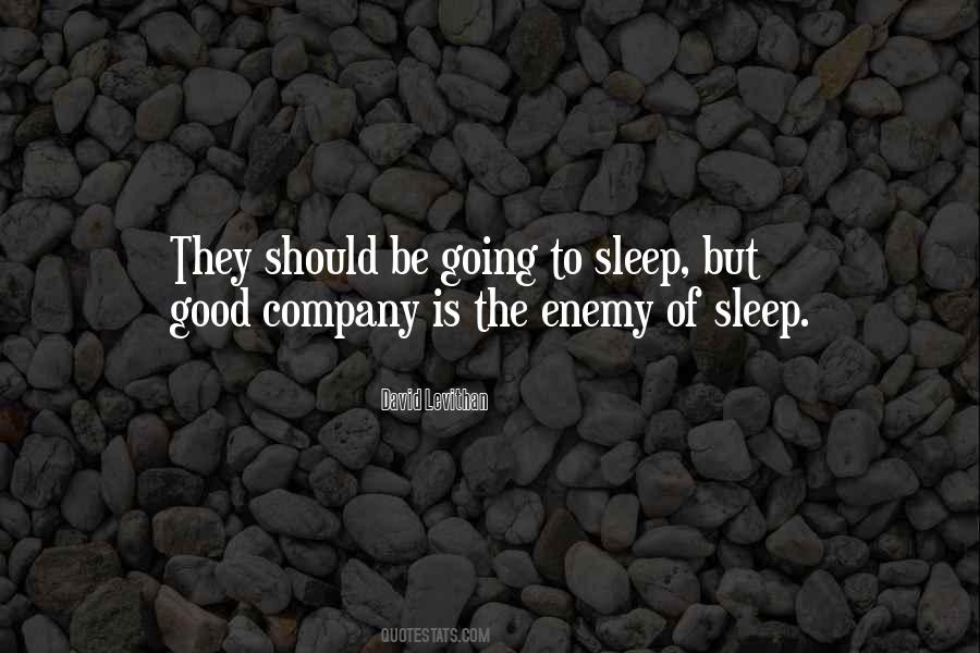 Quotes About Going To Sleep #831510