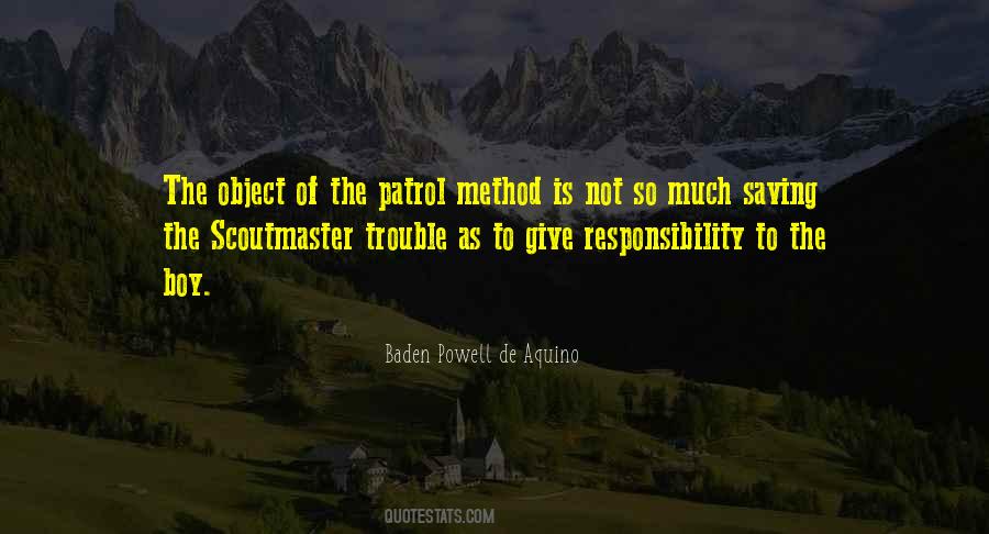 Quotes About Patrol #1424520