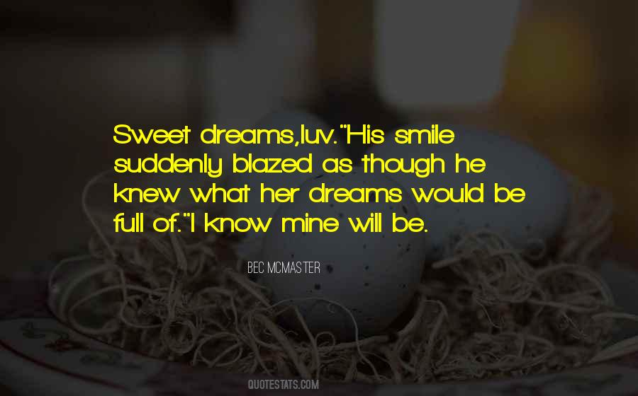 Quotes About Sweet Dreams #869312