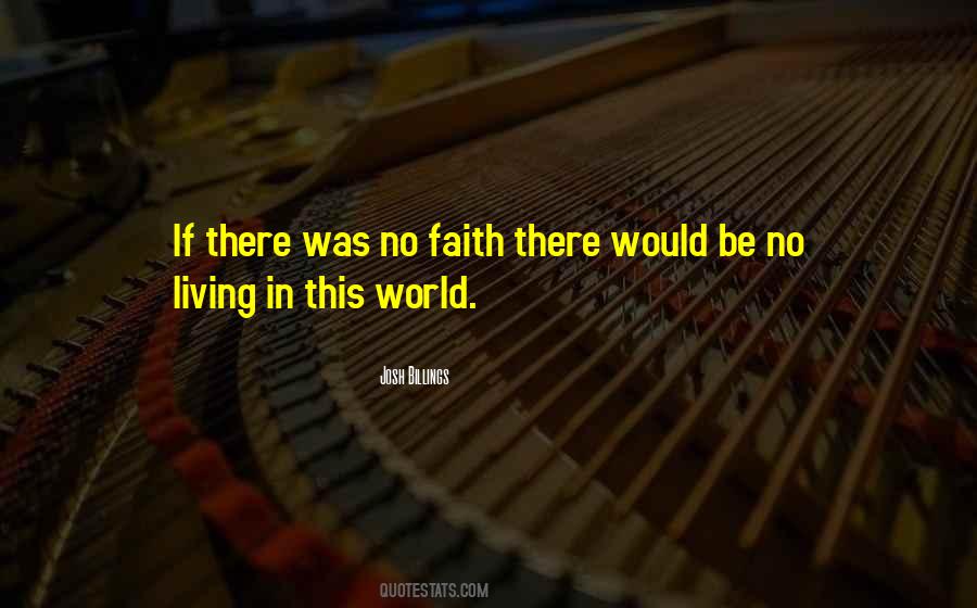 No Faith Quotes #1320852