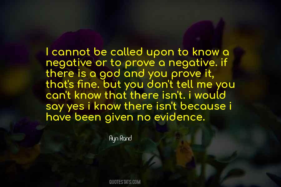 No Negative Quotes #726324