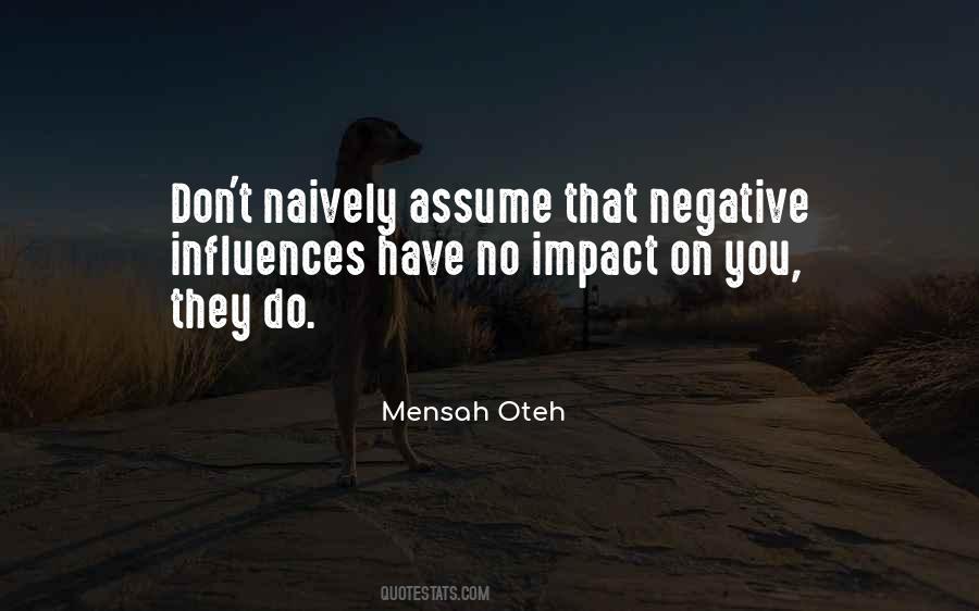 No Negative Quotes #924895