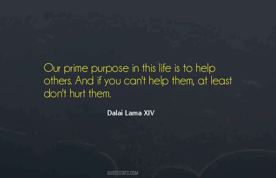 Prime Purpose Quotes #1792206