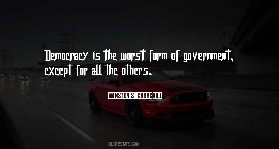 Democracy Criticism Quotes #31787