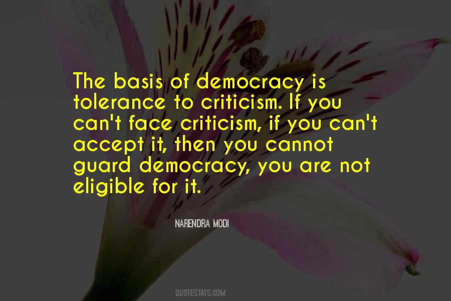 Democracy Criticism Quotes #708552