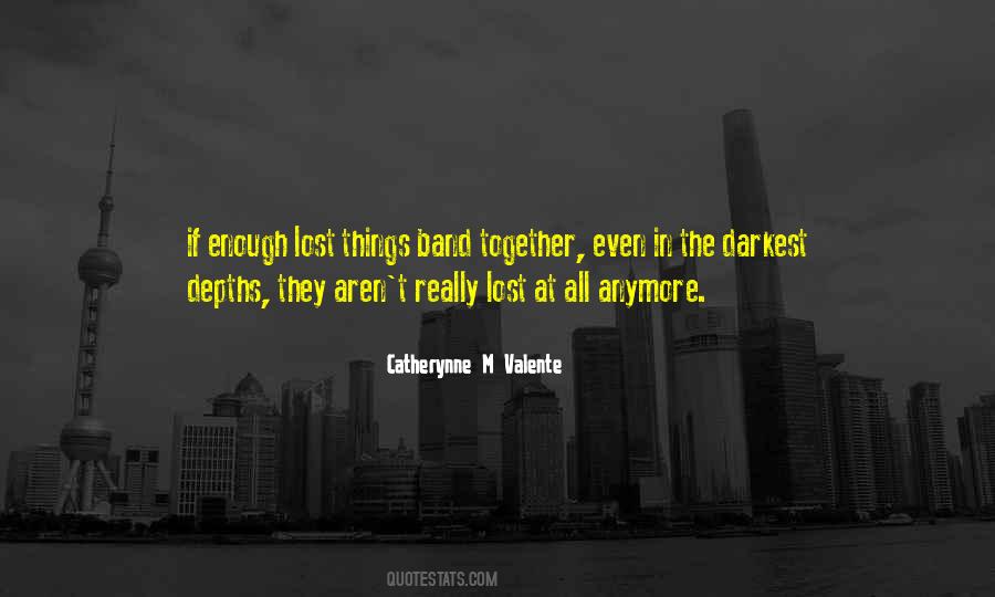 Things Lost Quotes #22447