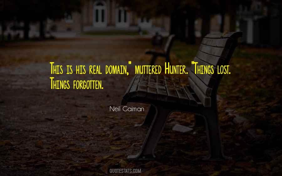 Things Lost Quotes #584199