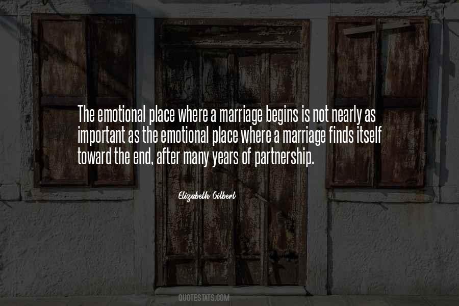 Marriage Is A Partnership Quotes #1463387