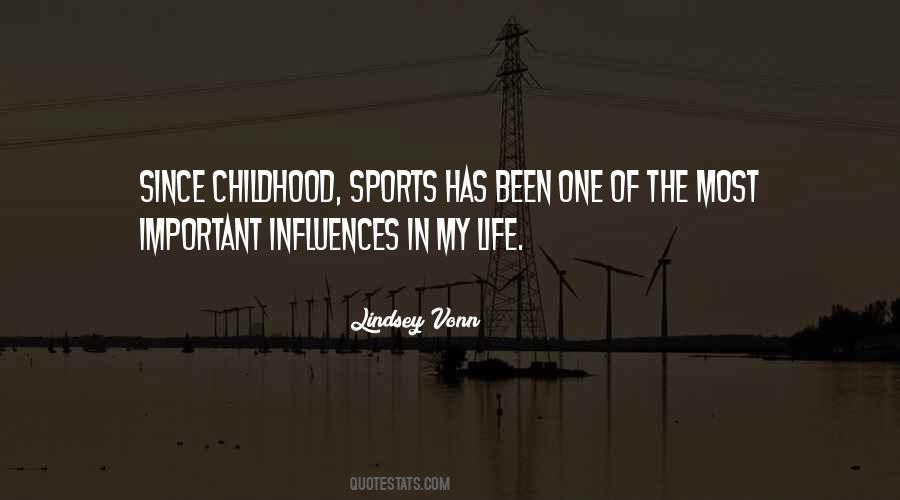 Childhood Sports Quotes #1370933