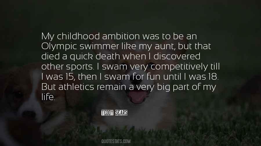 Childhood Sports Quotes #770553