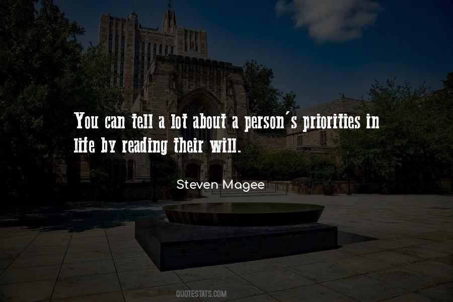 Priority In Life Quotes #667939