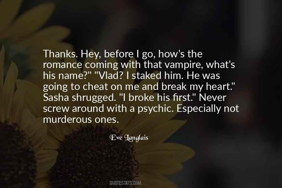 Vampire Romance Quotes #107137