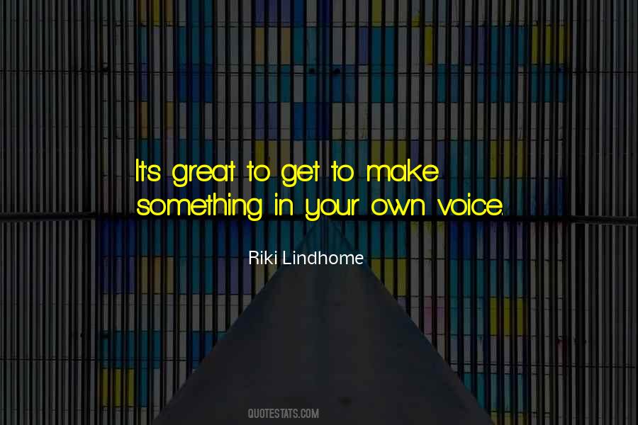 Great Voice Quotes #112027