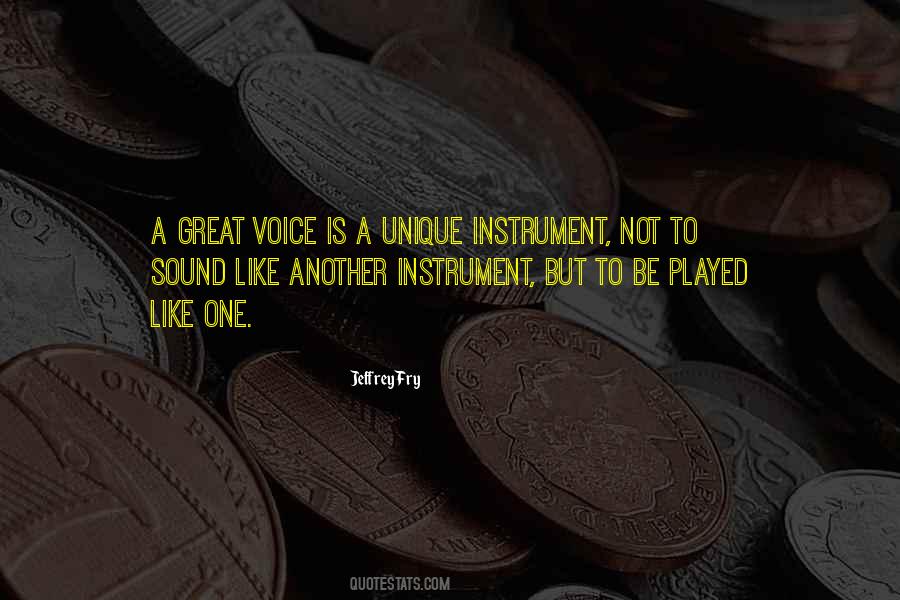 Great Voice Quotes #19005