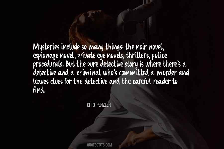 Police Thrillers Quotes #162559