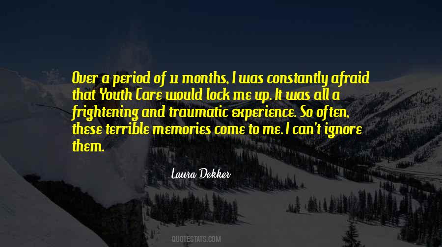 Frightening Experience Quotes #970771