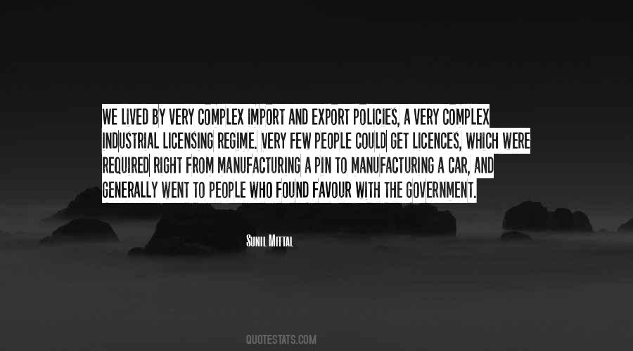 Import And Export Quotes #15101