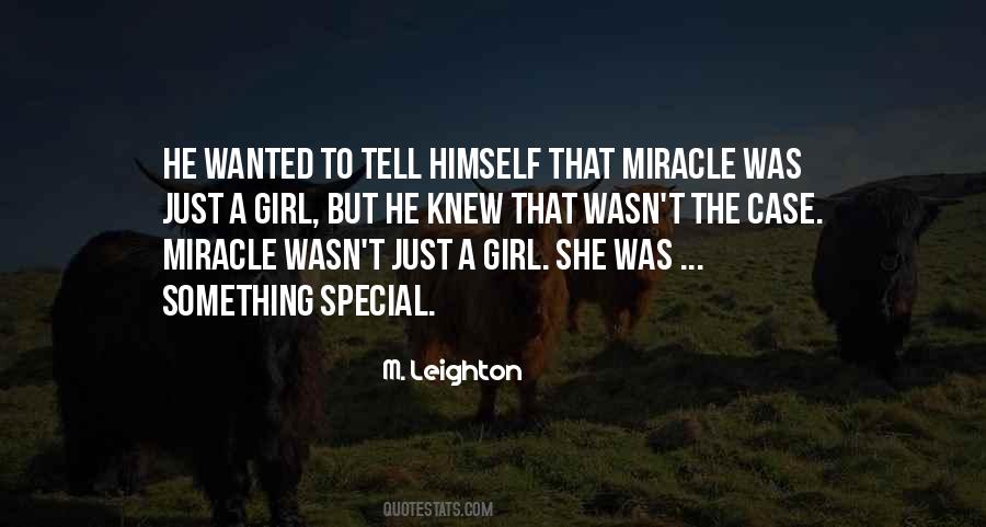Quotes About One Special Girl #106941
