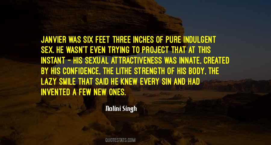Feet And Inches Quotes #1232989