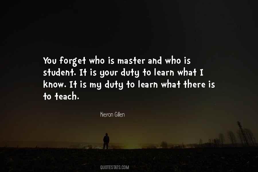 Student Master Quotes #1401682