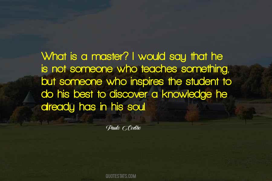 Student Master Quotes #601059