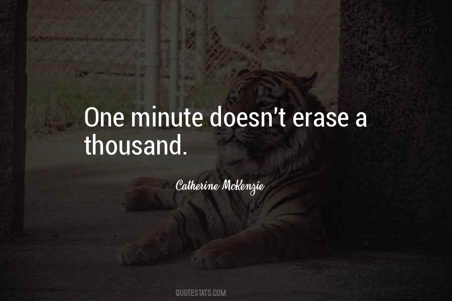 Quotes About One Minute #1459979