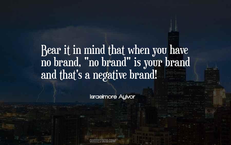 Negative Brand Quotes #846069