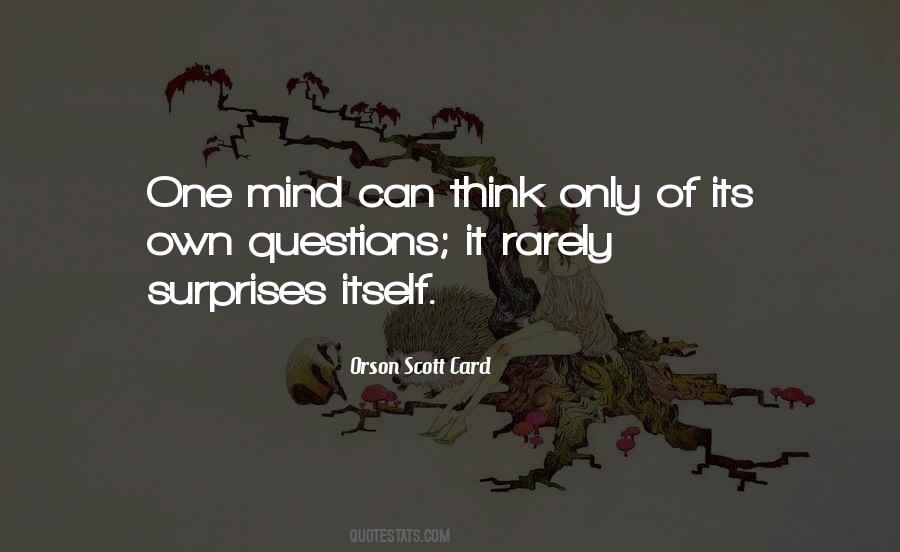 Quotes About One Mind #541350