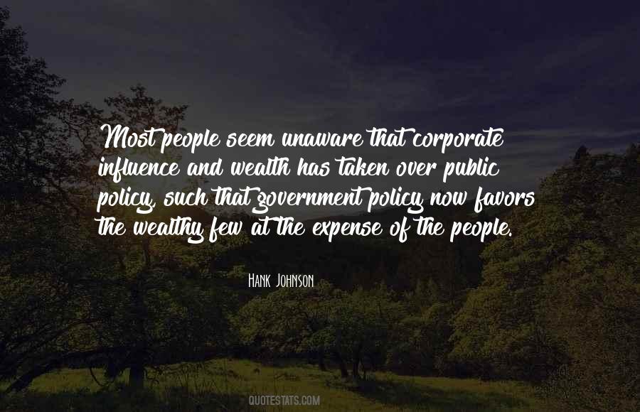 Corporate Influence Quotes #362032