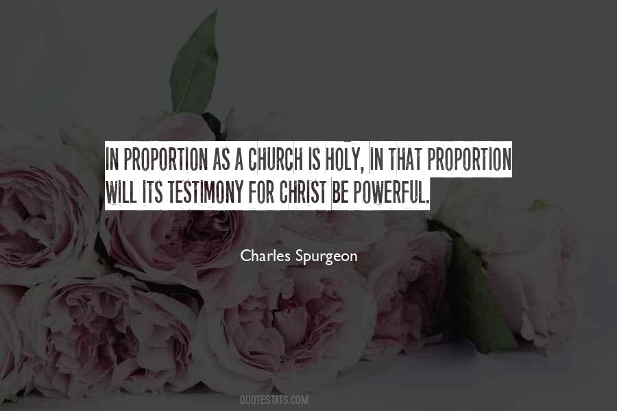Powerful Testimony Quotes #18675