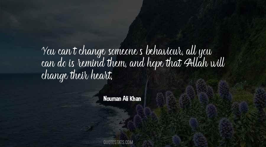 Quotes For Change In Behaviour #543543