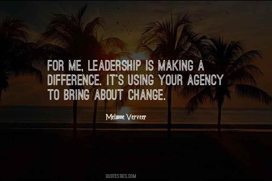 Quotes For Change Leadership #347629