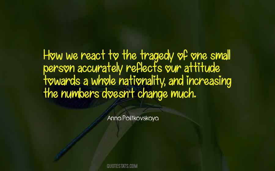Quotes For Change Of Attitude #121628