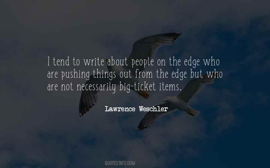 Quotes About On The Edge #1276399