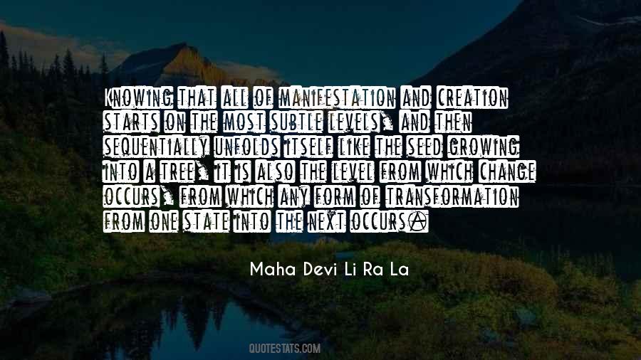 Change Like A Tree Quotes #990813