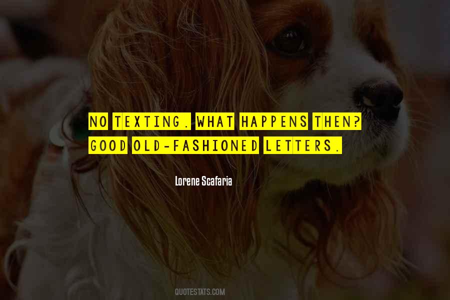 Old Letters Quotes #187551