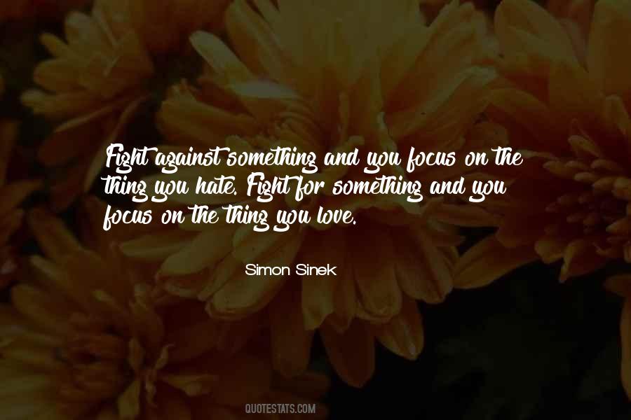 Focus On Love Quotes #83537
