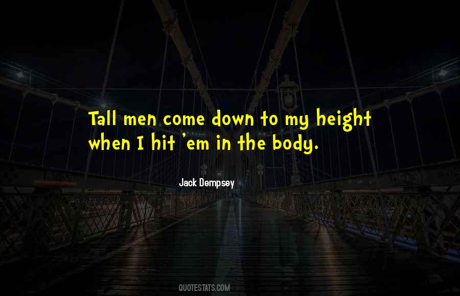 Tall Men Quotes #181375