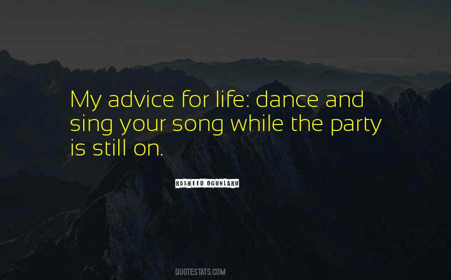 Quotes For Dance Party #1641765