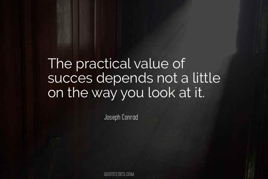 Practical Value Quotes #257006