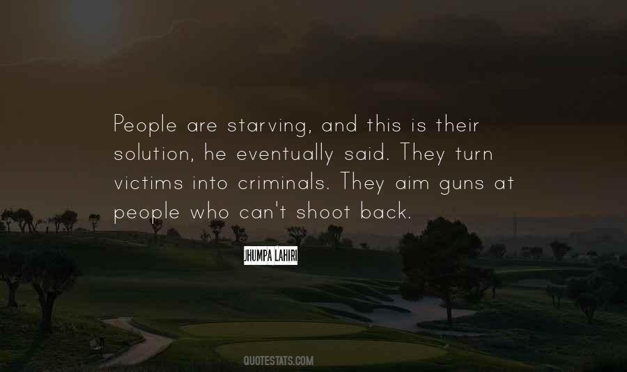 Starving People Quotes #1869941