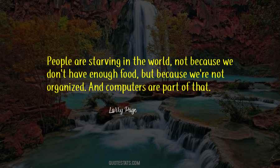 Starving People Quotes #251696